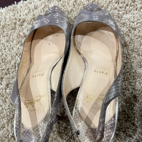 Christian Louboutin pumps snake skin- dust bag included - Picture 4 of 6